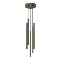 Hängelampe Stahl Olivgrün G9 L:25 cm rund...
