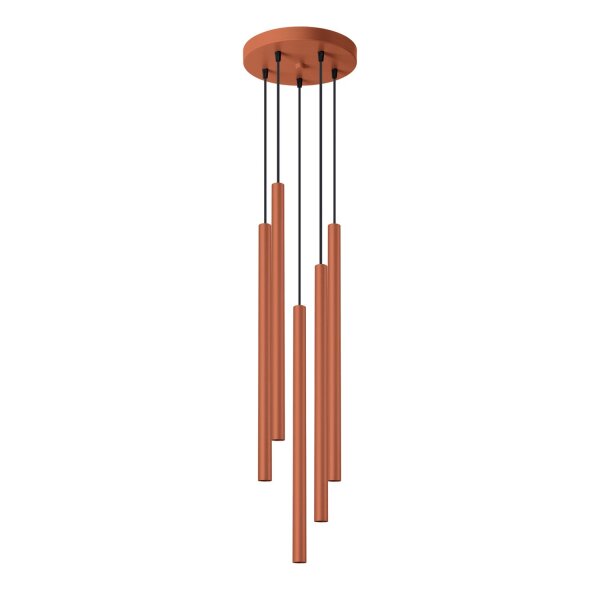 Hängelampe Stahl Ocker G9 L:25 cm rund akzentuiert