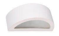 Up Down Wandlampe Keramik Wei&szlig; E27 B:30 cm blendarm