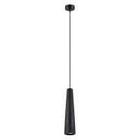 Stilvolle H&auml;ngelampe Beton Schwarz GU10 &Oslash;8 cm rund