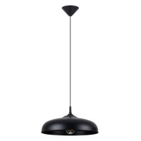 Runde Hängelampe Schwarz Stahl E27 Ø38 cm...