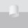 Deckenlampe Aluminium Weiß GU10 Ø12 cm rund Aufbau Spot