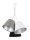 Pendelleuchte Retro Grau Silber Schwarz 3-flmg