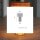 LED Solar Tischlampe Akku dimmbar Grau IP44 3000K 25cm