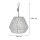 LED Akku Hängelampe dimmbar Beige IP54 3000K Ø40cm 20h