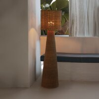 Stehlampe Rattan Natur Outdoor IP54 E27 137 cm Garten