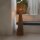 LED Stehlampe Rattan Natur dimmbar IP54 H:137 cm