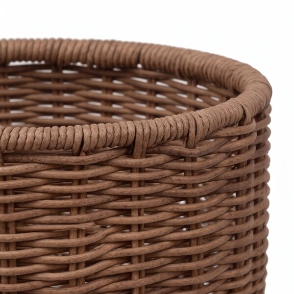 Tischleuchte Rattan IP54 Terrasse Garten E27 H:38 cm
