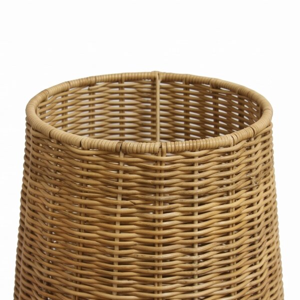 Stehlampe Rattan Natur E27 IP54 109 cm Garten Außen
