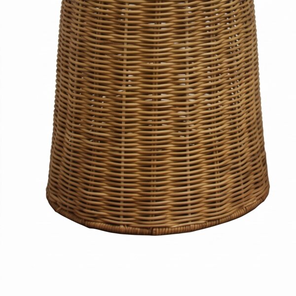Stehlampe Rattan Natur E27 IP54 109 cm Garten Außen