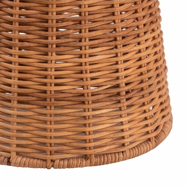 LED Akku Tischlampe dimmbar 3000 K IP54 38 cm Rattan
