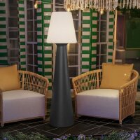 LED Akku Stehlampe dimmbar IP65 3000-6500 K Anthrazit