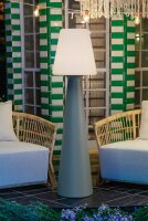 LED Akku Stehleuchte dimmbar IP65 3000-6500 K Grau