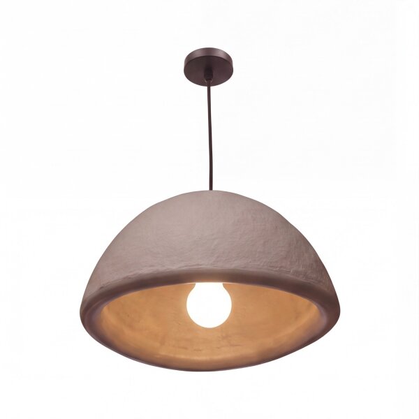 Pendelleuchte Außen Weiß E27 IP44 Ø38 cm rund Terrasse