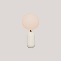 LED Akku Tischleuchte Beige IP54 dimmbar 3000 K 51 cm