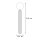 LED Akku Stehlampe dimmbar Senfgelb IP54 3000 K 153 cm