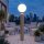LED Akku Stehlampe dimmbar Senfgelb IP54 3000 K 153 cm