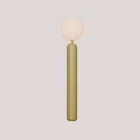 LED Akku Stehlampe dimmbar Olivgr&uuml;n IP54 3000 K 153 cm