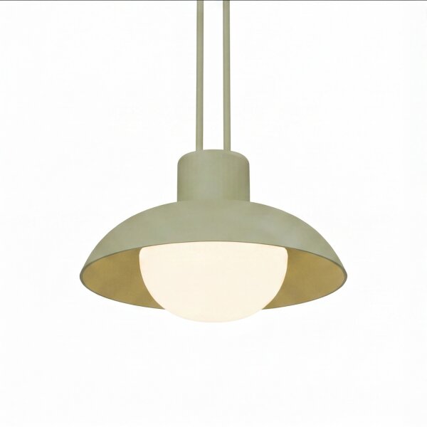 LED Akku Hängelampe dimmbar Grün IP54 3000 K Ø20 cm