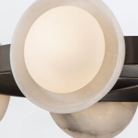 Pendelleuchte LED rund Ø 94,6 cm Metall Glas...