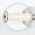 LED Wandlampe Badezimmer B: 63,1 cm Chrom IP44 Glas Metall