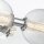 LED Wandlampe Badezimmer B: 63,1 cm Chrom IP44 Glas Metall