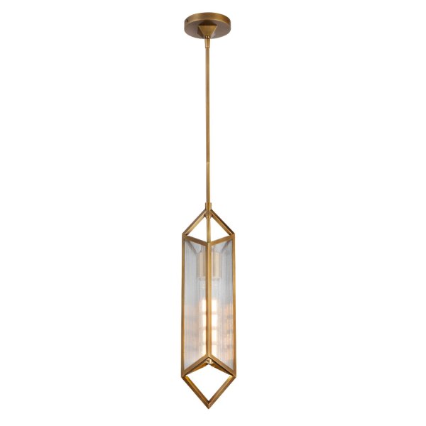 Hängelampe Metall Glas 13 cm breit H: max. 168,2 cm E27