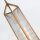 Hängelampe Metall Glas 13 cm breit H: max. 168,2 cm E27