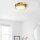Deckenlampe Bad Metall Glas Ø 44,5 cm rund IP44 E27 Modern