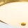 Deckenlampe Bad Metall Glas Ø 44,5 cm rund IP44 E27 Modern