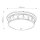 Deckenlampe Bad Metall Glas Ø 44,5 cm rund IP44 E27 Modern