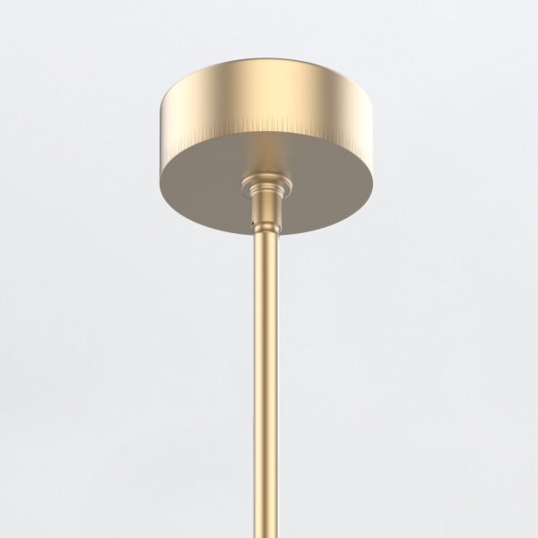LED Hängelampe in Messing B: 78,7 cm H: max. 143,2 cm Modern