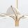 LED Hängelampe in Messing B: 78,7 cm H: max. 143,2 cm Modern