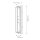 Wandleuchte in Messing Antik 56 cm hoch IP44 2x E27 Bad