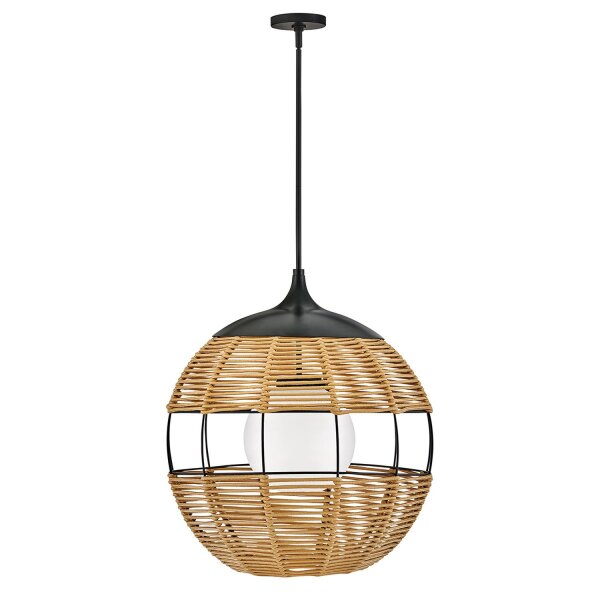 Außenlampe rund Ø 61 cm Doppel Kugelschirm IP44 Modern