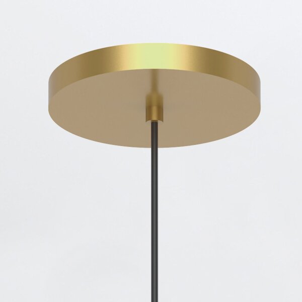 LED Pendelleuchte Kugelschirm Ø 11,1 cm in Messing 3000K