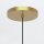 LED Pendelleuchte Kugelschirm Ø 11,1 cm in Messing 3000K