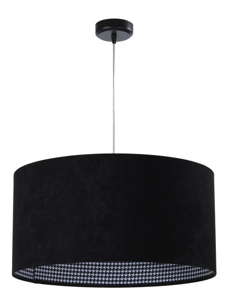 Pendelleuchte Esszimmerlampe Schwarz Weiß Muster