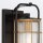 Wandlampe außen Maritim H: 41,1 cm IP44 Schwarz Gold E27