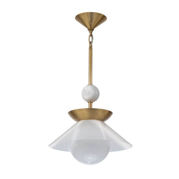 Hängelampe Metall Glas Ø 36,6 cm H: max. 162,9 cm E27