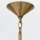 Hängelampe Metall Glas Ø 36,6 cm H: max. 162,9 cm E27