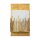 Wandlampe in Gold H: 25,4 cm klein IP44 Metall Glas Bad