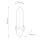 Wandlampe Alabaster Metall H: 38,1 cm Vintage E27