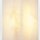 Wandlampe Alabaster Metall 38,1 cm E27 in Messing antik Weiß