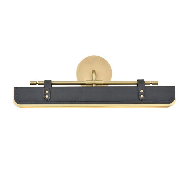 LED Bilderlampe schwenkbar B: 50,2 cm Metall Kunstleder
