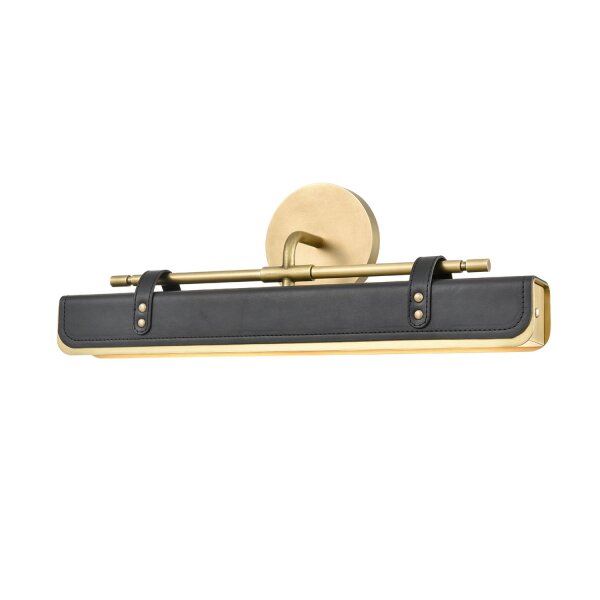 LED Bilderlampe schwenkbar B: 50,2 cm Metall Kunstleder