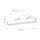Bilderlampe LED Metall Kunstleder 50,2 cm breit 2700K warm
