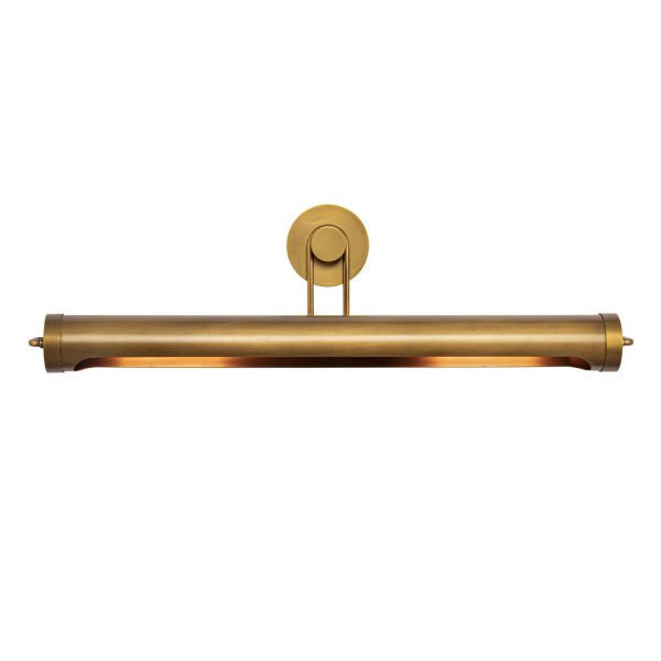 Bilderleuchte groß B: 81,3 cm Metall in Messing Antik 2x E27