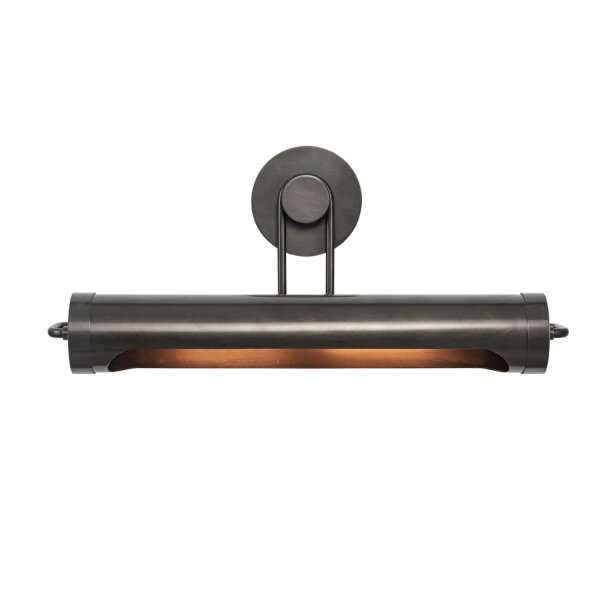 Bilderleuchte Metall 50,8 cm breit in Bronze Antik E27