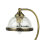Tischlampe Metall Glas Jugendstil elegant LOUIS